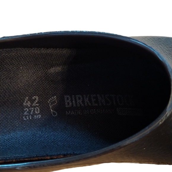 Birk's Professional Rubber Black Clogs Mules Size Women's 11 - Picture 8 of 8